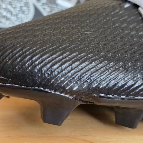 Nike Vapor Edge Speed 360 2 Football Cleats Black Silver DA5455-003 Men's Size 9 - Picture 7 of 9